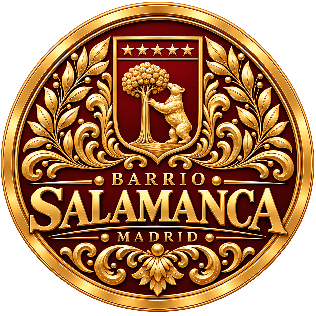 logo oficial del barrio de salamanca - distrito de salamanca madrid